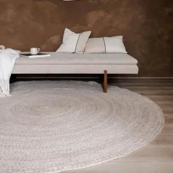 Interieur05 rond vloerkleed Gapo beige - 250 x 250 cm Hot