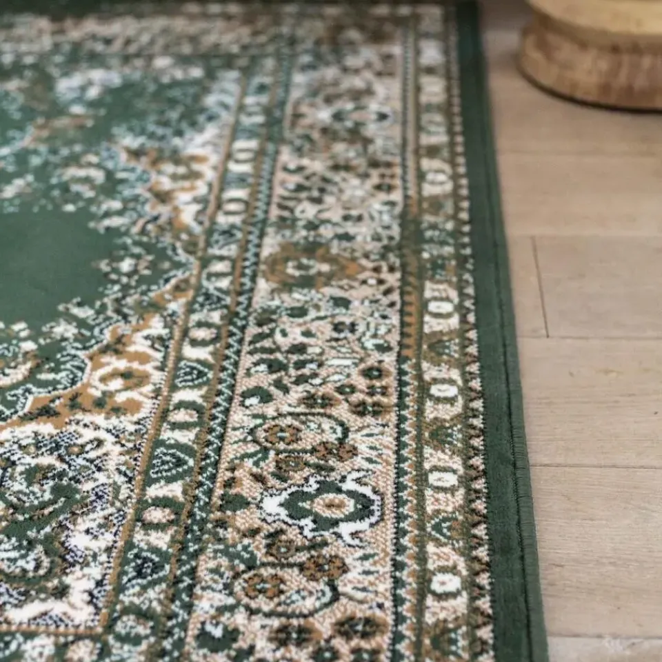 Interieur05 Vintage Vloerkleed Keshan groen - 150 x 80 cm