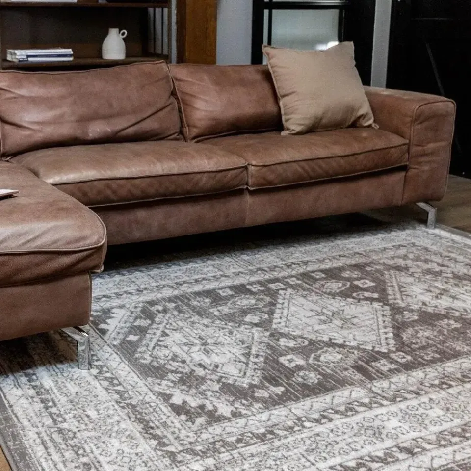 Interieur05 Vintage Vloerkleed Aila Taupe - 230 x 160 cm