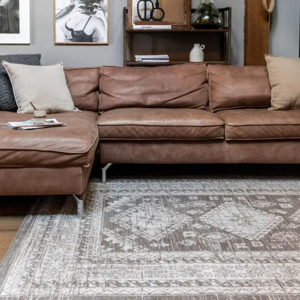 Interieur05 Vintage Vloerkleed Aila Taupe - 230 x 160 cm