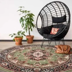 Interieur05 Vloerkleed Nain - Groen - 235 cm - (XL) Discount