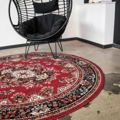 Interieur05 Vloerkleed Nain - Rood - Perzisch - 160Ø Discount