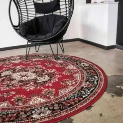 Interieur05 Vloerkleed Nain - Rood - Perzisch - 200Ø Discount