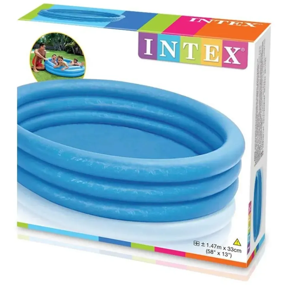 INTEX kinder zwembad - blauw - rond - opblaasbaar - 147 x 33 cm Best