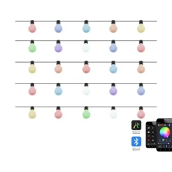 Beliani ISORTOQ - LED kerstverlichting - Meerkleurig - 900 cm - PVC Clearance
