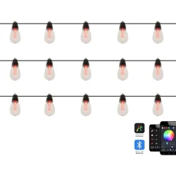 Beliani ITTILEQ - LED kerstverlichting - Zwart - 1150 cm - PVC Outlet