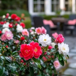 Plant in a Box Japanse Roos - Set van 3 - Camellia japonica - Hoogte 25-40cm - ⌀9cm Online