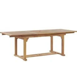 Beliani JAVA - Tuinset voor 6 - Lichte houtkleur/Grafietgrijs - Acaciahout Sale