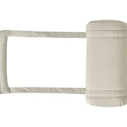 Beliani JAVA PREMIUM - Tuinligstoel - Lichtbruin/Taupe - Acaciahout Discount