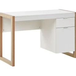 Beliani JOHNSON - Bureau - Wit - Vezelplaat Hot