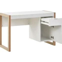 Beliani JOHNSON - Bureau - Wit - Vezelplaat Hot