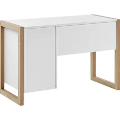 Beliani JOHNSON - Bureau - Wit - Vezelplaat Hot