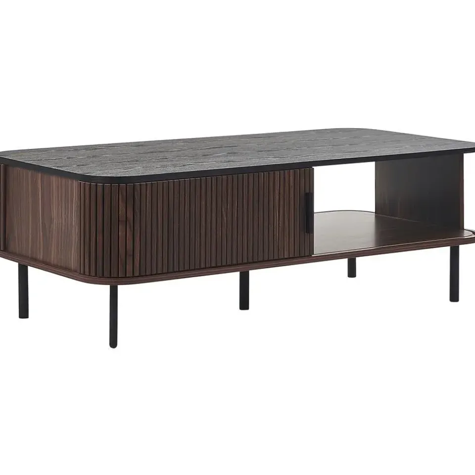 Beliani JOSE - Salontafel - Donkerhout - MDF Outlet