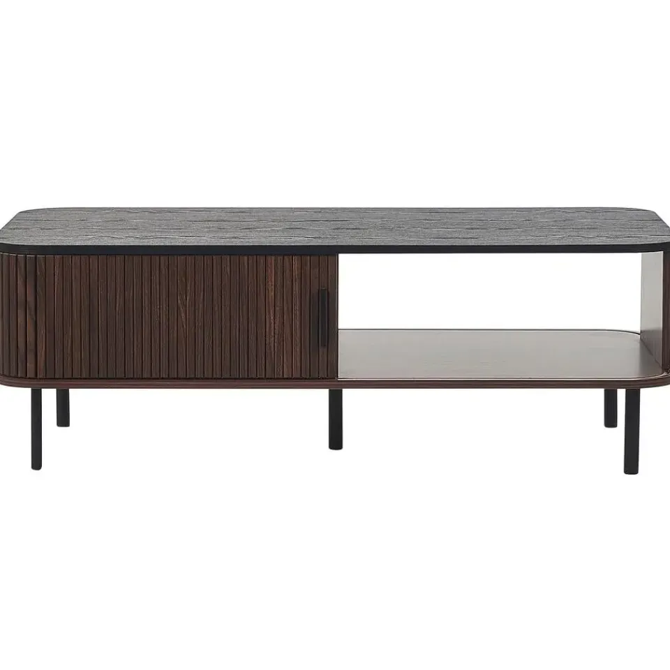 Beliani JOSE - Salontafel - Donkerhout - MDF Outlet