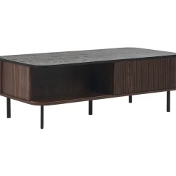 Beliani JOSE - Salontafel - Donkerhout - MDF Outlet