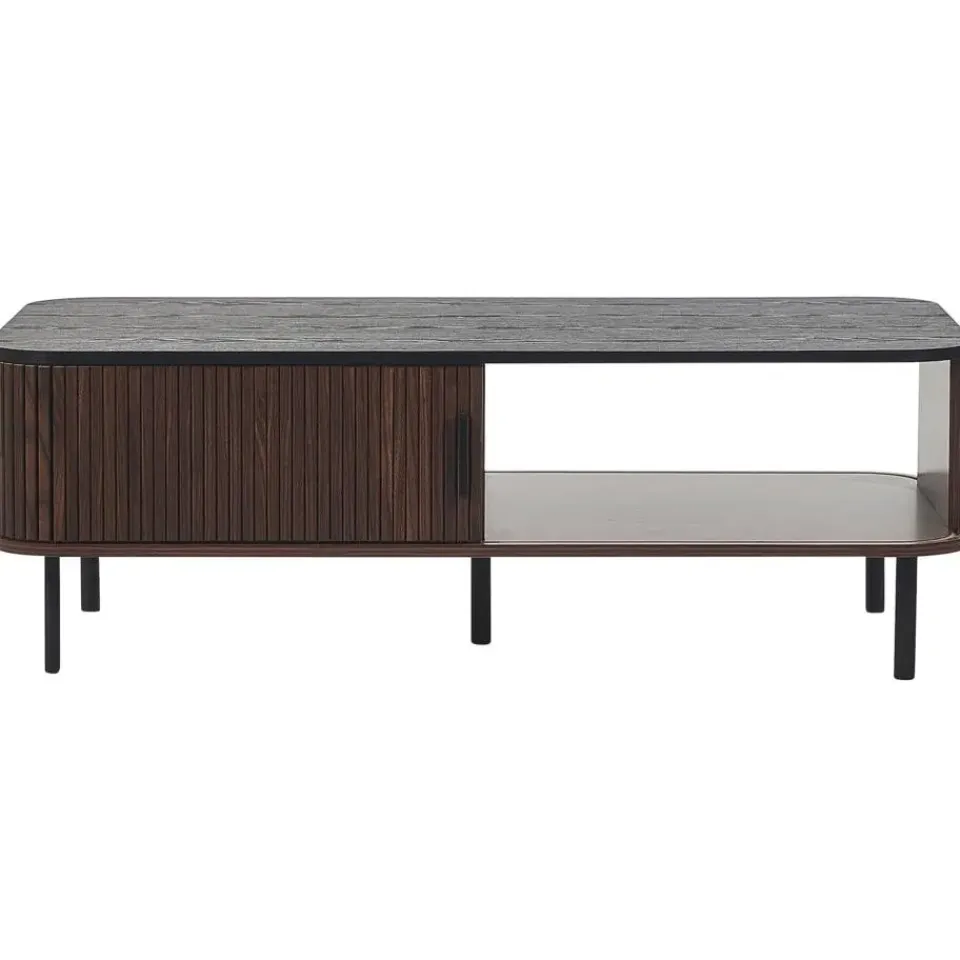 Beliani JOSE - Salontafel - Donkerhout - MDF Outlet