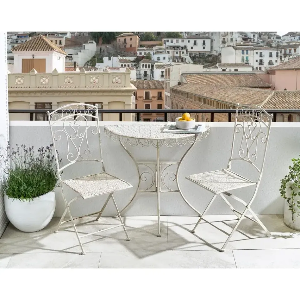 Leen Bakker JUINA - Bistroset - Lichtbeige - IJzer Sale