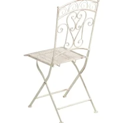 Leen Bakker JUINA - Set van 2 tuinstoelen - Lichtbeige - IJzer Hot