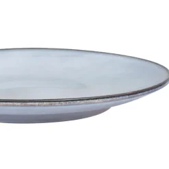 Leen Bakker JUNIPER - Dinerborden set van 4 - Lichtblauw - Steengoed Clearance