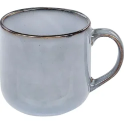 Beliani JUNIPER - Serviesset 16 delig - Lichtblauw - Steengoed