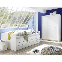 Emob Kajuitbed Arkea 120x200 met 3 lades - wit