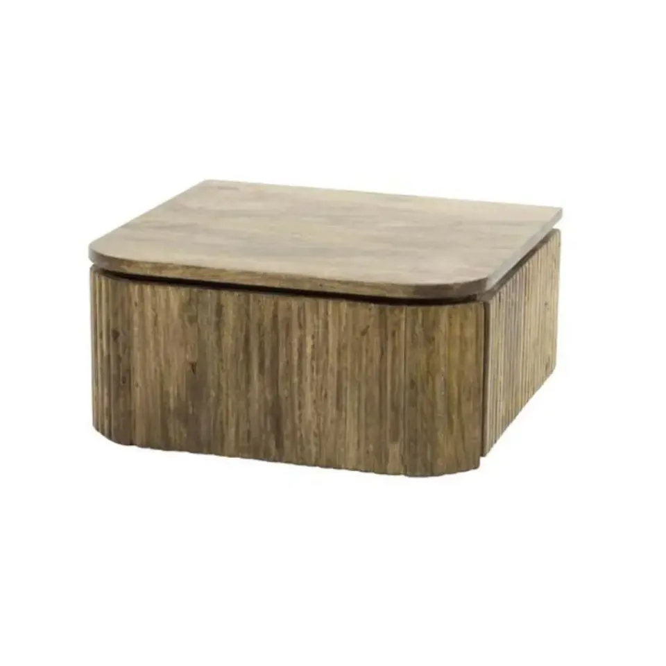 Kalfort Belisa Nachtkastje hangend 1 lade mangohout 45x40x21 Discount