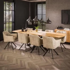 Kalfort Uitschuifbare Eettafel Tuco - 175cm tot 275cm