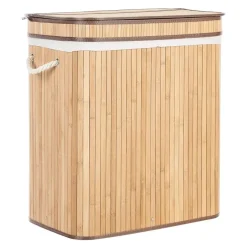 Beliani KALTHOTA - Mand - Lichte houtkleur - Bamboehout Outlet