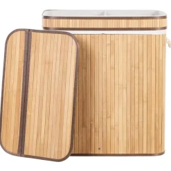 Beliani KALTHOTA - Mand - Lichte houtkleur - Bamboehout Outlet