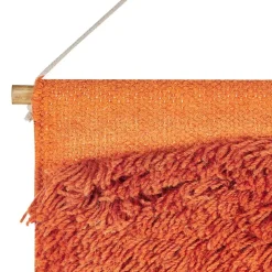 Beliani KAMALIA - Wanddecoratie - Oranje - Katoen