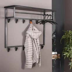 Giga Living Kapstok Yucon Hoog 12 Haken Hoedenplank Hot