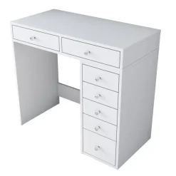 Arabic House Kaptafel Wit Hout - 90x44,5x81,6cm - Beyas Hot