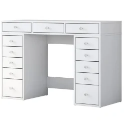 Arabic House Kaptafel Wit Hout - 120x44,5x81,6cm - Beyas Hot