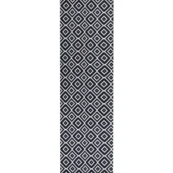 Beliani KARUNGAL - Loper - Zwart - 60 x 200 cm - Polyester Outlet