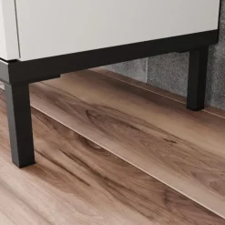 Germania Kast voor onder wastafel Charlisa met 2 deuren en 2 legplanken - walnoot/greige New