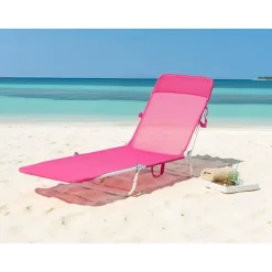 Leen Bakker KASTORIA - Ligstoel - Fuchsia - Mesh Best