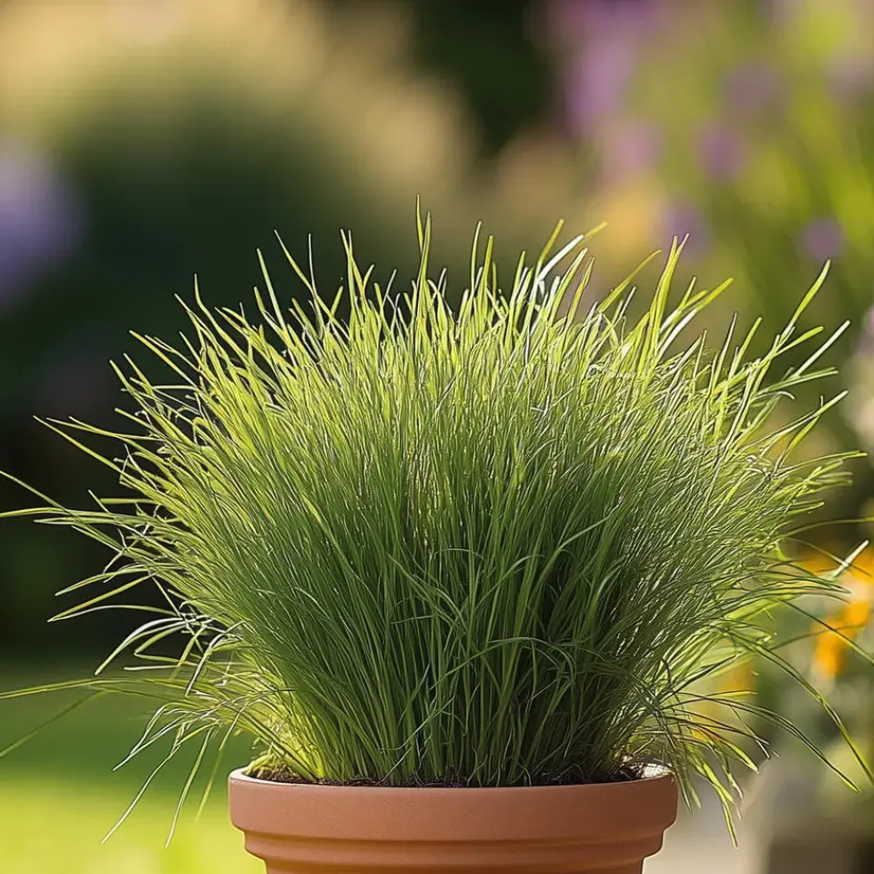 Plant in a Box Kattengras - Set van 4 - Cyperus zumula - Hoogte 30-40cm - ⌀12cm Outlet