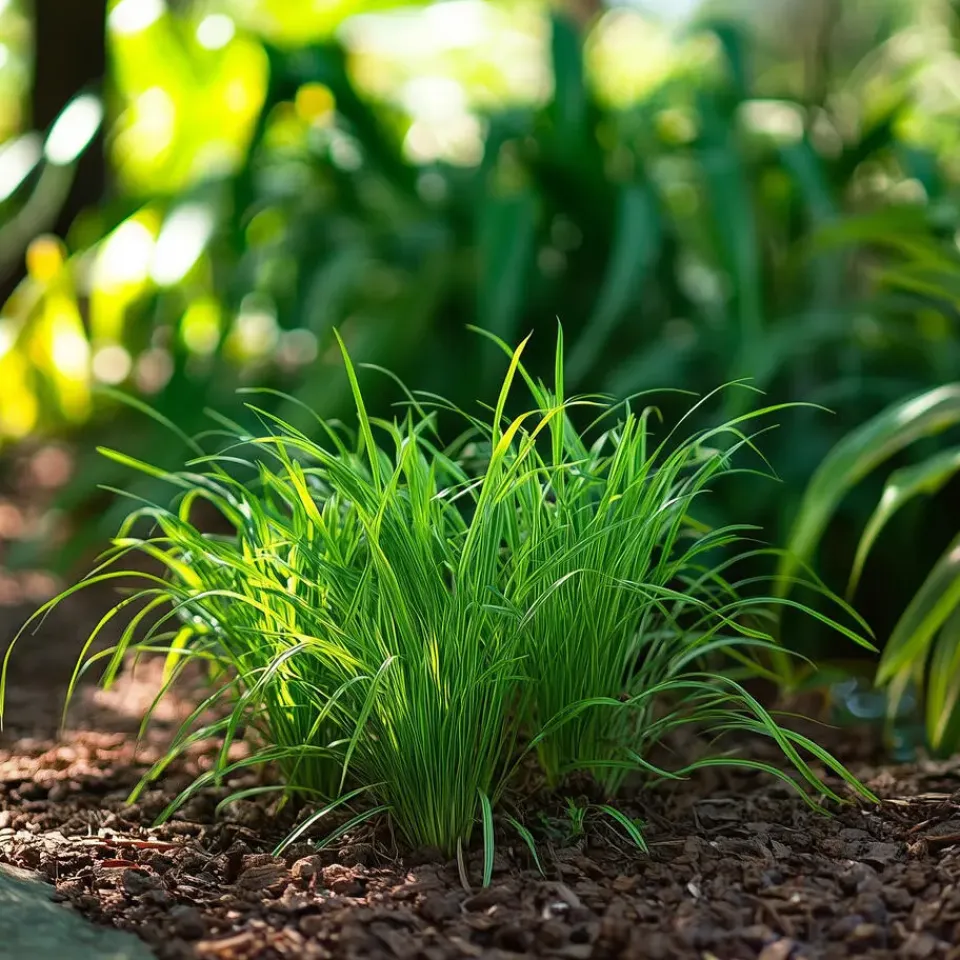 Plant in a Box Kattengras - Set van 4 - Cyperus zumula - Hoogte 30-40cm - ⌀12cm Outlet