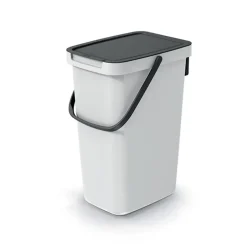 Keden GFT aanrecht afvalbak - creme wit - 12L - 20 x 26 x 37 cm Sale