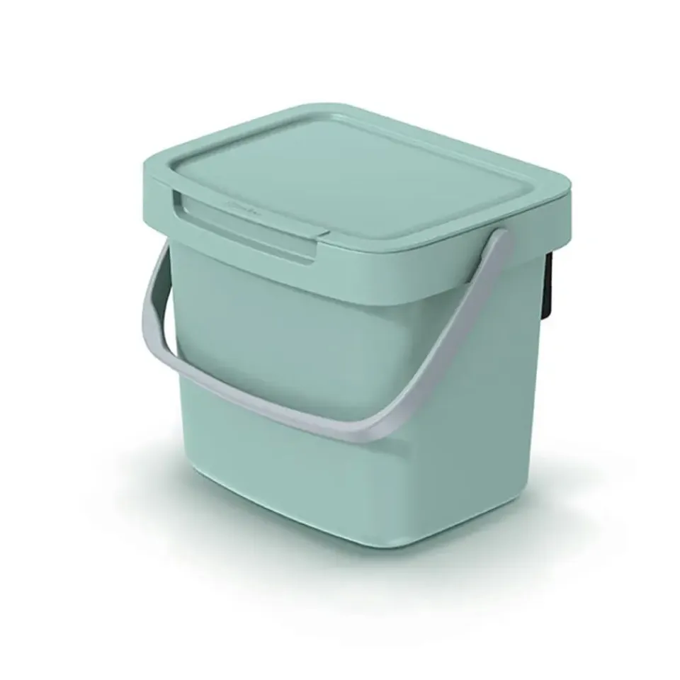 Keden GFT aanrecht afvalbak - mintgroen - 3L - 19 x 17 x 15 cm Sale