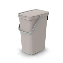 Keden keuken afvalbak - beige - 25L - 26 x 29 x 48 cm Sale