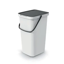 Keden keuken afvalbak - creme wit - 25L - 26 x 29 x 48 cm Clearance