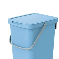 Keden keuken afvalbak - lichtblauw - 25L - 26 x 29 x 48 cm Best