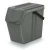 Keden Sorteer afvalbak/emmer - steengrijs - 25L - 24 x 40 x 37 cm Clearance