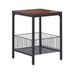 Beliani KENNER - Bijzettafel - Zwart - Vezelplaat Hot