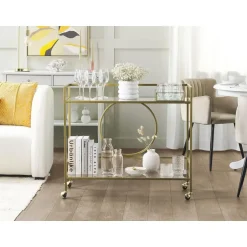 Beliani KERRY - Keukentrolley - Goud - IJzer Online