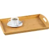 Kesper Dienblad - bamboe hout - opstaande rand - 48 x 31 cm Discount