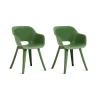 Keter Akola Tuinstoelen - 2 stuks -56.5x55x80cm - Olijf Groen Outlet