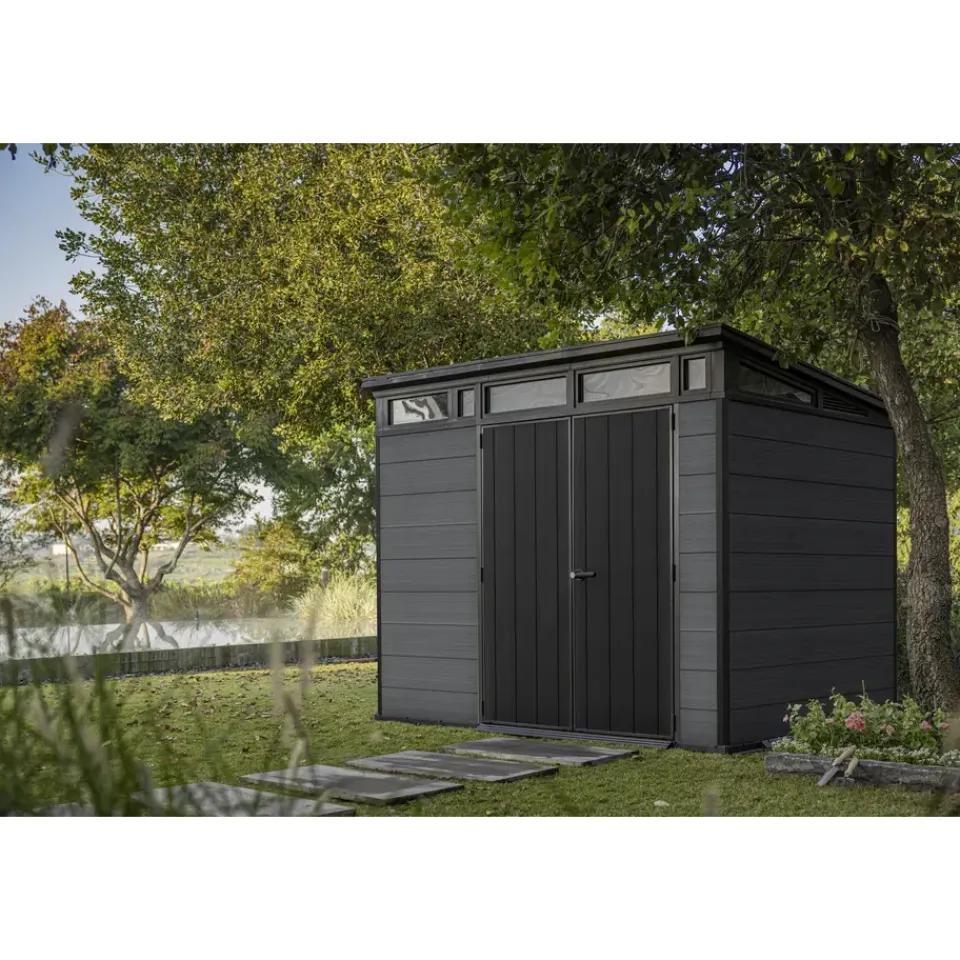 Keter Cortina 97 Tuinhuis - 277x218x226cm - Grijs Clearance