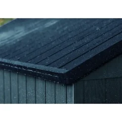 Keter Darwin 64 Tuinhuis - dubbele deuren + ramen - 190x122x221 cm - Grijs Clearance